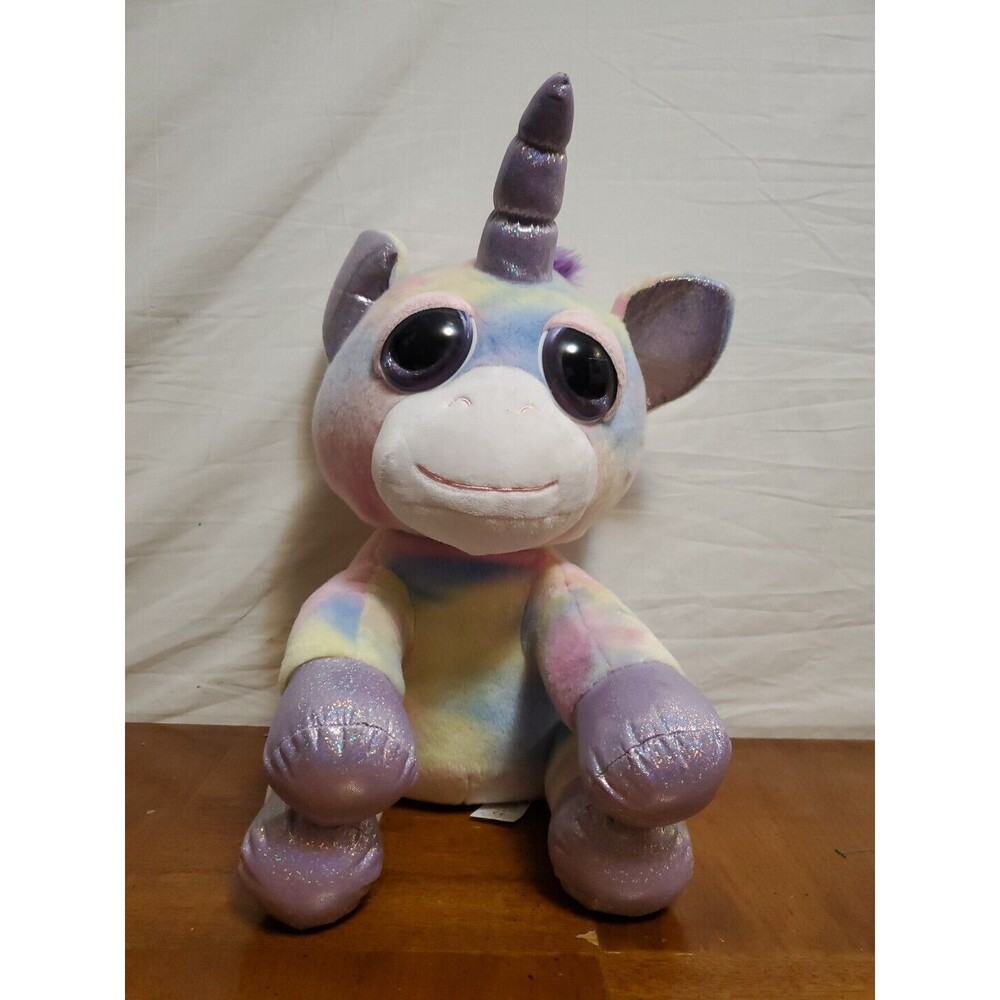 Russ Unicorn Lil Peepers Nova Tie Dye Plush Stuffed Toy 22in Great Condition